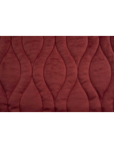 MAGIC VELVET 2231 red with P102 pattern, oat 100, thread quilting 2