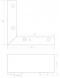 FURNITURE LEG KM204 2