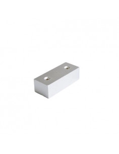 FURNITURE LEG KM636 reclining cube H30, L100 silver