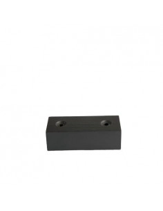 FURNITURE LEG KM637 reclining cube H30, L100 black 2