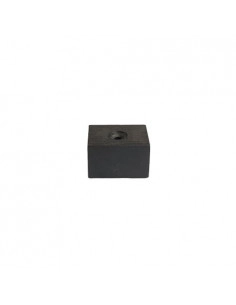 FURNITURE LEG KM652 reclining cube H30, L50 black 2