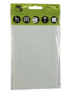 Self-adhesive felt pads rectangle 100x165mm white op. 1 pc KM340 2