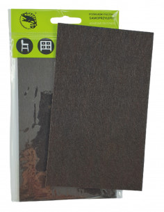 Self-adhesive felt pads rectangle 100x165mm brown op. 1 pcs KM341