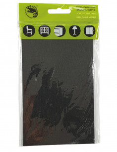 Self-adhesive felt pads rectangle 100x165mm black op 1 pcs KM342 2