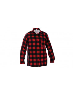 FLANNEL SHIRT RED "M" "STALCO" S-42021