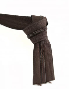 ZIPPER TAPE RT5 BROWN KM764