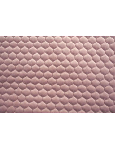 MAGIC VELVET 2253 pastel pink with P151 pattern, oat 100, thread quilting 2