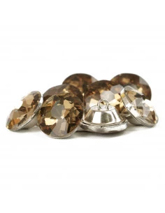 GUZIK SZKLANY 25,0 MM BRĄZOWY KK4504 OPAK. 550 szt.