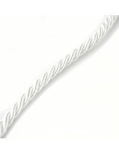 Decorative cord 6 mm white KM12100 2