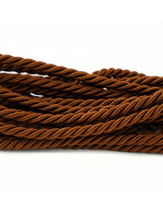 Decorative cord 6 mm brown KM12106