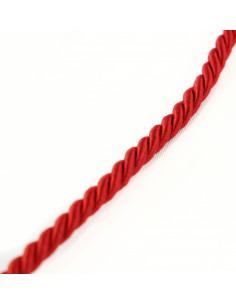 Decorative cord 6 mm red KM12107 2