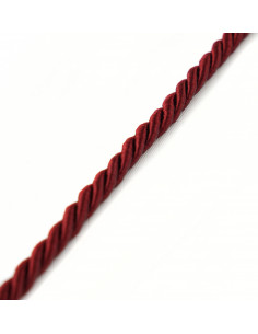 Decorative cord 6 mm maroon KM12108 2