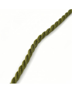 Decorative cord 6 mm green KM12110 2