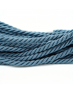Decorative cord 6 mm gray-blue KM12112