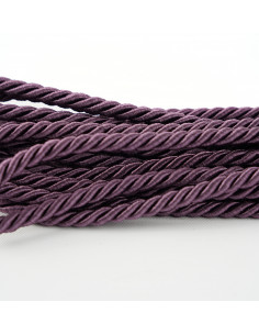 Decorative cord 6 mm purple KM12117