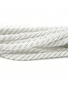 Decorative cord 8 mm white KM12300