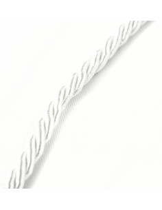 Decorative cord 8 mm white KM12300 2