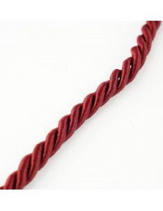 Decorative cord 8 mm maroon KM12308 2