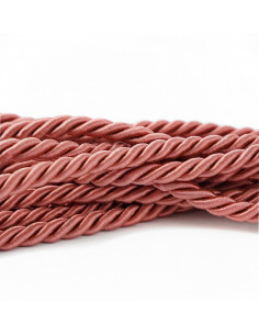 Decorative cord 8 mm powder pink KM12309
