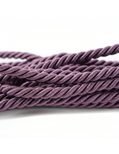 Decorative cord 8 mm purple KM12317
