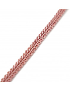 Decorative ribbon 10 mm wide powder pink KM12609