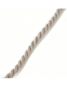 Decorative cord matte 6 mm grey beige KM13520 2