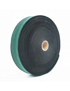 ELASTIC BELT IN PLATFORM GREEN 60% ( with two straps ) 100m KM877