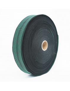 ELASTIC BELT IN PLATE GREEN 40% ( with three stripes ) 100m KM876