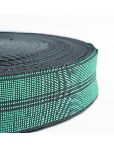 ELASTIC BELT IN PLATE GREEN 40% ( with three stripes ) 100m KM876 2