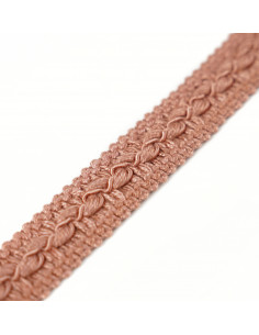 Decorative ribbon matte 20 mm wide powder pink KM14209
