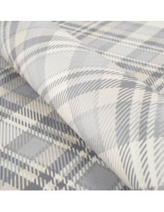 Fabric Checkered 04 SOFT VELVET ( Beige ) 2
