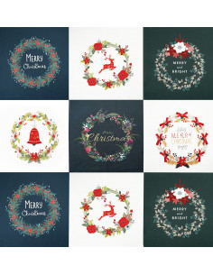 Fabrics Christmas Wreaths  01 SOFT VELVET