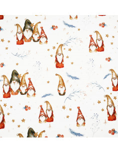 CHRISTMAS CRASNALS 01 SOFT VELVET fabric