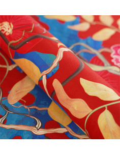 JAPANESE GARDEN 02 SOFT VELVET fabric 2