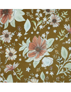 PAINTED FLOWERS 02 WONDER VELVET fabric
