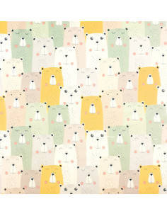 Teddy Bears Fabric 02 WONDER VELVET