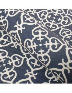 MAROKO DARK BLUE 01 SOFT VELVET fabric 2