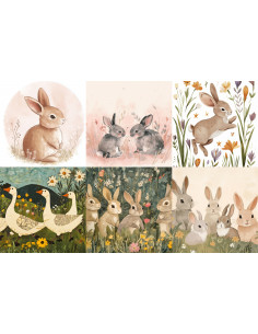 Tkanina PANEL PODUSZKOWY WIELKANOC 06 MOLIS