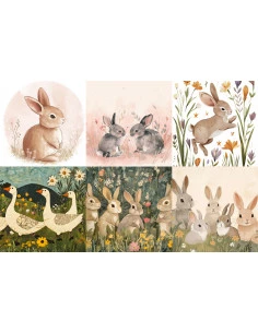 Tkanina PANEL PODUSZKOWY WIELKANOC 06 MOLIS