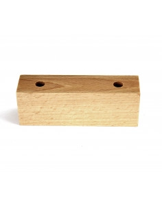 FURNITURE LEG KM638 reclining cube H30, L100 natural